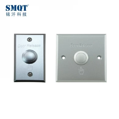 interruptor de botón de apertura de puerta de aluminio para control de acceso
