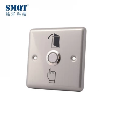 stainless steel door open button with led light for access control system