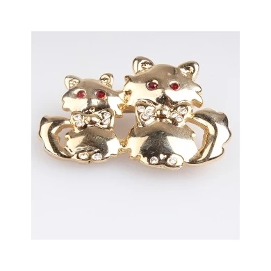 Brooches for jackets invitation garment cats pin brooch P80020
