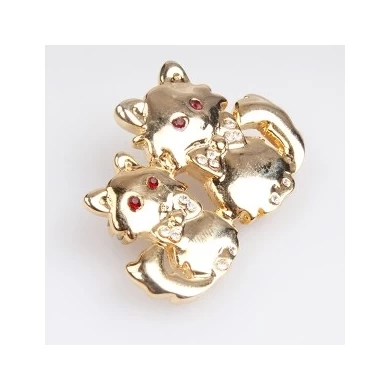Brooches for jackets invitation garment cats pin brooch P80020