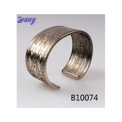 China vintage ethnic tatto rose gold cuff bracelet B10074