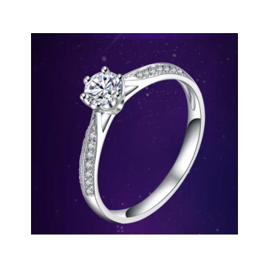 Diamond 18K White Gold Ring for Woman