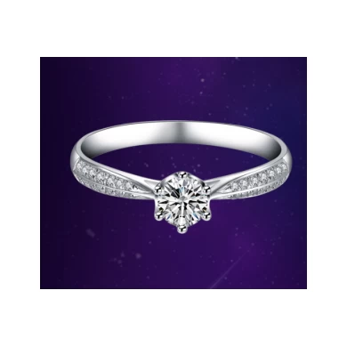 Diamond 18K White Gold Ring for Woman
