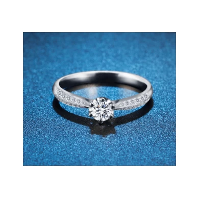 Diamond 18K White Gold Ring for Woman