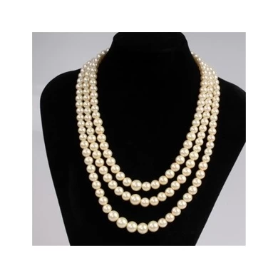 Fashion Designs Natural Beautiful Pearl Bead Necklace For Women In Stock