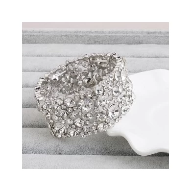 Fashion Elastic String Bangles Crystal Rhinestones Bangles and Bracelets For Wedding Women Jewelry