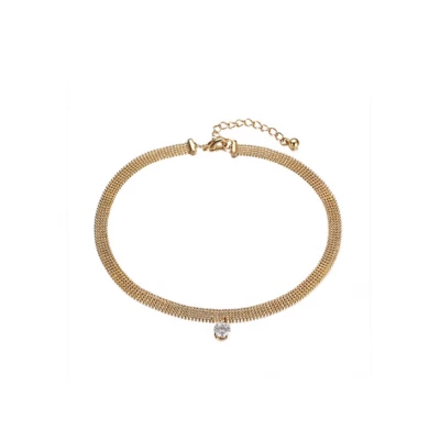 Fashion High Quality Environmental Copper Short Necklace for Woman