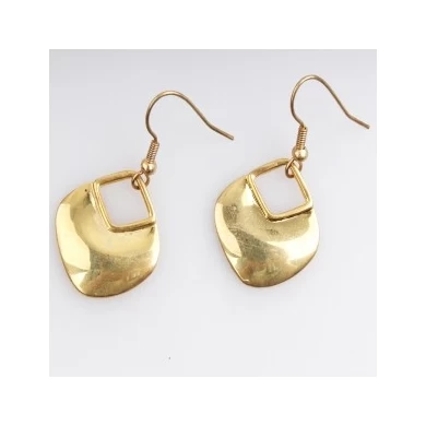 Fashion brand earrings gold square turkey earring E30181