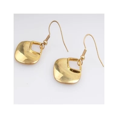 Fashion brand earrings gold square turkey earring E30181