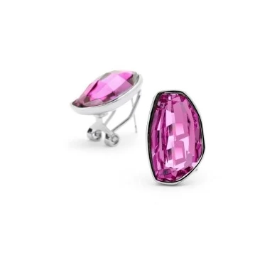 Fashionable Geometry Austrian Crystal Earrings Korean Earrings jewellery online