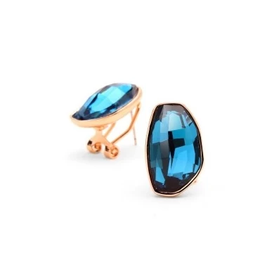 Fashionable Geometry Austrian Crystal Earrings Korean Earrings jewellery online
