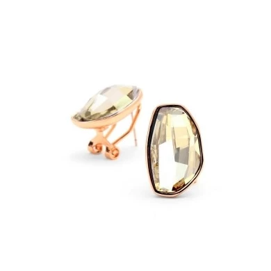 Fashionable Geometry Austrian Crystal Earrings Korean Earrings jewellery online