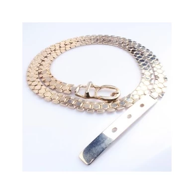 Golden moroccan gold school buckle men s fashion belt BT60054
