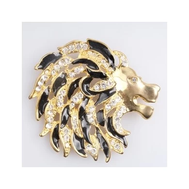 Horse gold metal brooches men s china wholesale brooch P80004