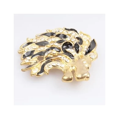 Horse gold metal brooches men s china wholesale brooch P80004