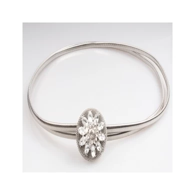 Hot cheaper crystal flower for dress waistband waist belt BT60030