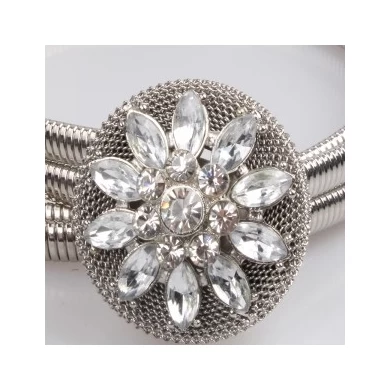 Hot cheaper crystal flower for dress waistband waist belt BT60030