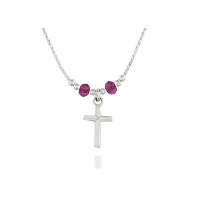 Lovely Necklace for Girls With a Dainty Silver Cross Best Selling Newest Fashion Necklace