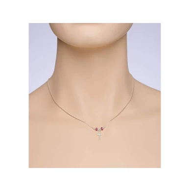 Lovely Necklace for Girls With a Dainty Silver Cross Best Selling Newest Fashion Necklace