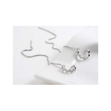 New Arrive Wave Cuff Chain Earrings Wrap Tassel Earrings for Women Perfect Valentine's Day Gifts