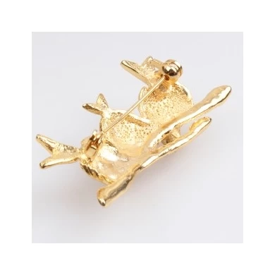 Plain metal vintage costume jewelry birds brooches brooch P80012