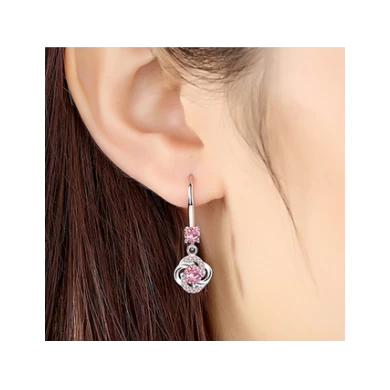 Professional Supplier 925 Sterling Silver Long Dangle Stud Earrings for Girls