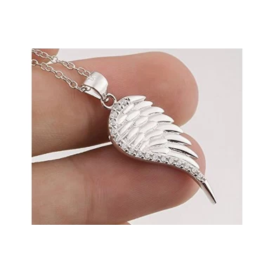 Silver jewelry 925 sterling leaf necklace Factory China