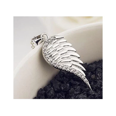 Silver jewelry 925 sterling leaf necklace Factory China