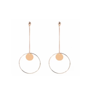 Wholesale Fashion Big Circle Dangle Earrings Hoop earring for Grils Party