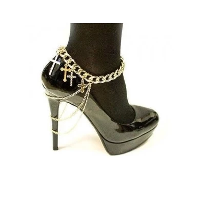 accessory crossing jewelry high heel ankle chain TS012