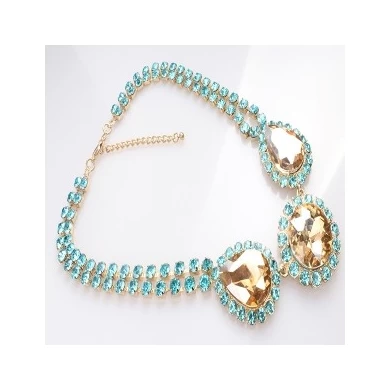 big colorful crystal sex charmed diamond necklace N90095