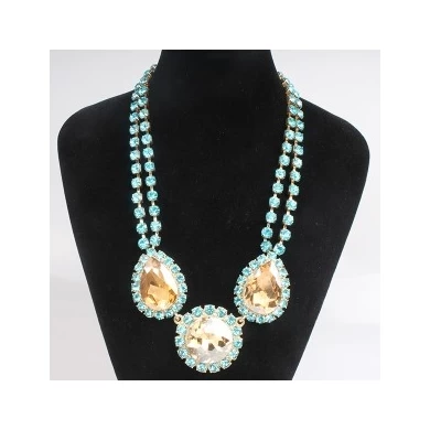 big colorful crystal sex charmed diamond necklace N90095