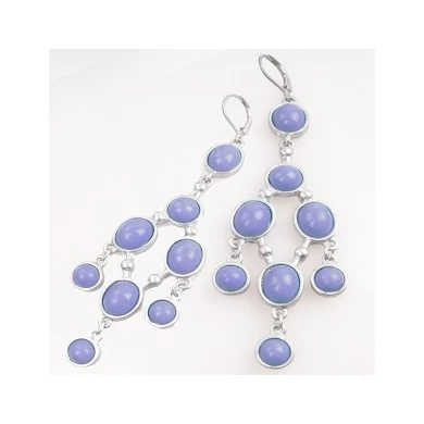 colorful animal shaped resin diamond drop piercing earrings