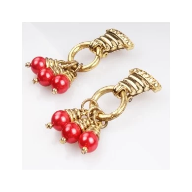 fashion accssory gold cherry earrings