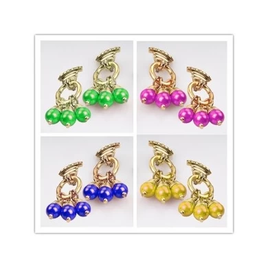 fashion accssory gold cherry earrings