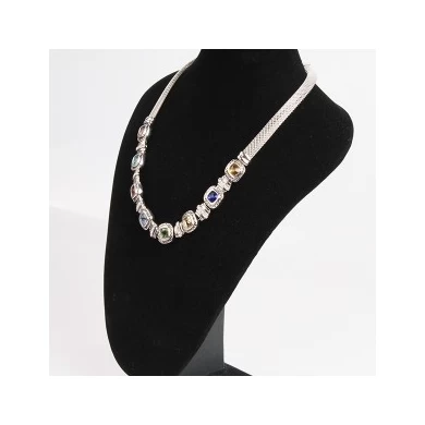 fashion jewelry colorful rhinestone choker necklace N90361