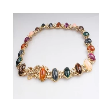 handmade colorful turquoise stone beaded belt BT60015