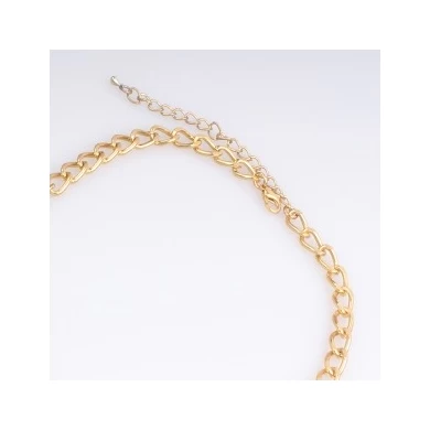 statement crystal flower vintage boutique pendant necklace N90077