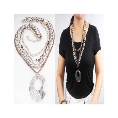 vintage boutique evil eye chains pendant necklace N90068