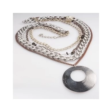 vintage boutique evil eye chains pendant necklace N90068