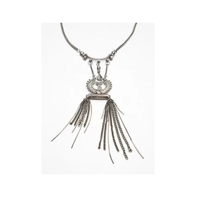 vintage flexible snake chain meaningful pendant necklace