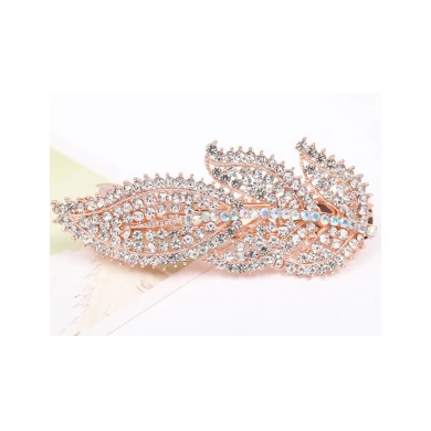 wholesale fashion crystal butterfly hair accessories full crystal hairpin for girls