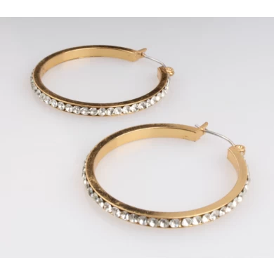14k Gold Plated Wholesale Fancy Small Gold Earrings Woman 2018 Party Accessorie