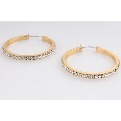 14k Gold Plated Wholesale Fancy Small Gold Earrings Woman 2018 Party Accessorie