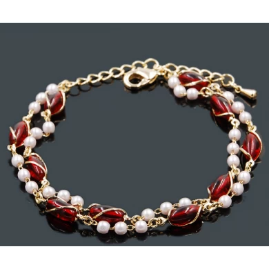 14k gold plated colorful new ball pearl bracelet manufacturer in China