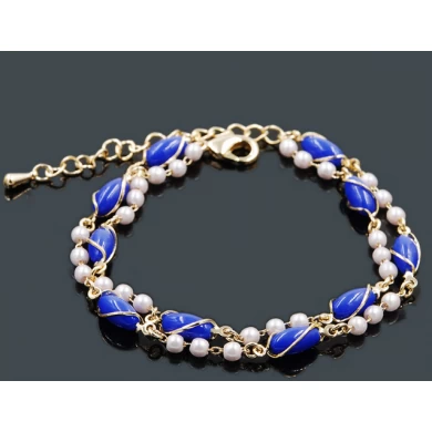 14k gold plated colorful new ball pearl bracelet manufacturer in China