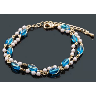 14k gold plated colorful new ball pearl bracelet manufacturer in China