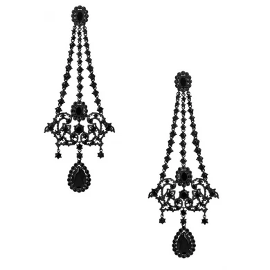 2017 moda personalidad ambiental aleación de cobre Pendientes Stud, aretes para mujer, nuevos diseños pendientes de cadena larga aretes de aleación de la mujer