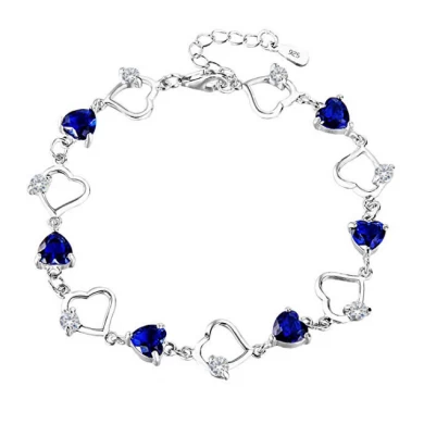 2018 Bracelet 925 Sterling Silver  Jewelry Shines with Beauty Suit for girls Bangles as Gift