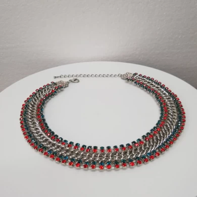 2018 Custom Rhinestone Chain Choker Manufacturer in China